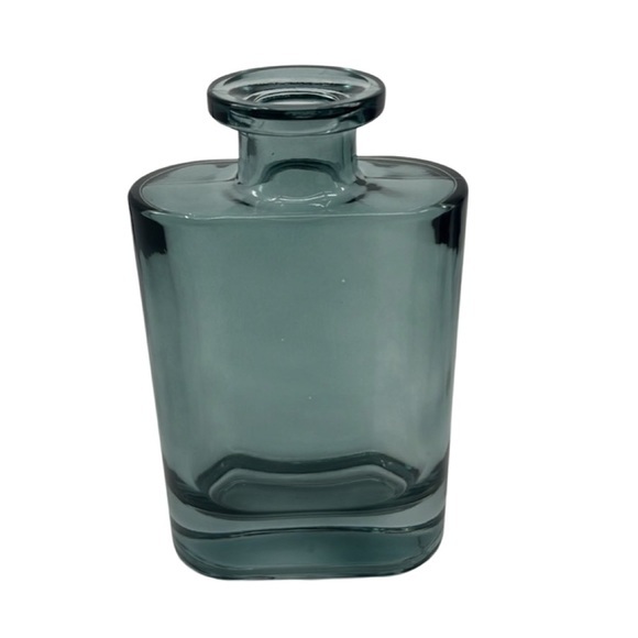 Green Glass Bud Vase Set - Rust Décor for Weddings, Home, and Office - Picture 4 of 7